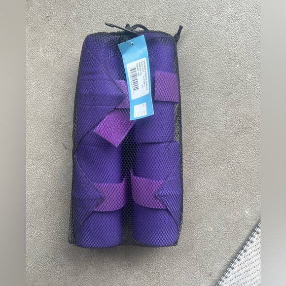 brand new purple standing bandages wraps polos horse shedrow equestrian - Picture 2 of 2